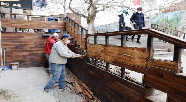 Mudanya Belediyesi Hal Kahveleri’ni yeniliyor