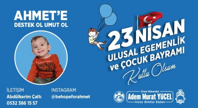 BAŞKAN YÜCEL’DEN ANLAMLI 23 NİSAN MESAJI