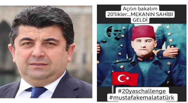 20’li yaş paylaşım akımında en anlamlı paylaşım Gazi Mustafa Kemal Atatürk paylaşımı ile Levent Uğur ‘dan geldi