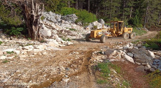 Heyelandan kapanan yollar açıldı