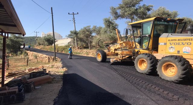 Alanya belediyesi batı mahallelerde çalışmalara hız verdi