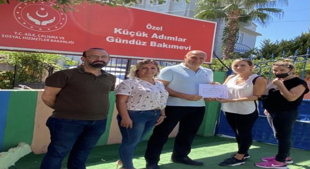 Küçük adımlar Gündüz bakımevi’ne takdir belgesi