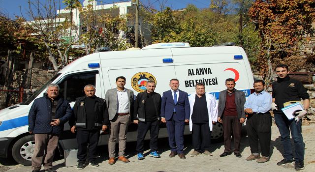 Alanya belediyesi ücretsiz sağlık taramasına devam ediyor