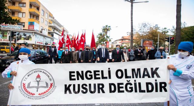 Alanya’da Dünya engelliler günü törenle kutlandı