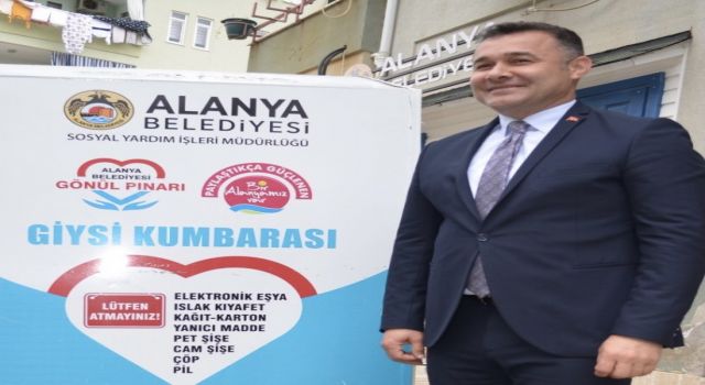 BAŞKAN YÜCEL KUMBARADA TOPLANAN GİYSİLERİN SATILDIĞI İDDİASINA YANIT VERDİ