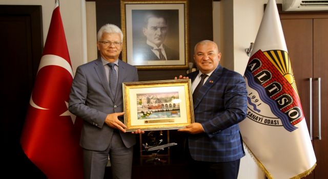 LİTVAN BÜYÜKELÇİ’DEN BAŞKAN ŞAHİN’E ZİYARET