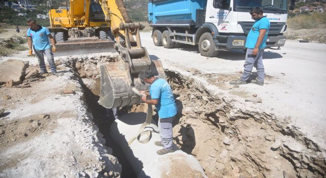 ALANYA BELEDİYESİ'NİN ALTYAPI ÇALIŞMALARI DEVAM EDİYOR