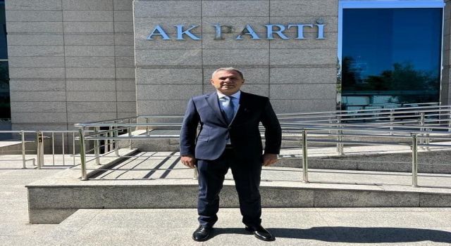 AK PARTİ’NİN YENİ İLÇE BAŞKANI MEHMET ŞERANİ TAVLI