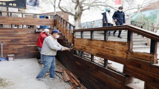 Mudanya Belediyesi Hal Kahveleri’ni yeniliyor