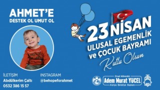 BAŞKAN YÜCEL’DEN ANLAMLI 23 NİSAN MESAJI