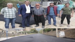 Küves ve Recepli mahallesinde asfalt çalışması tamamlandı