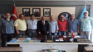 Taş medreseli ülkücüler Ocak başkanı Yavuz Uysal’ı ziyaret etti