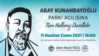 Alanya’da ünlü Kazak şair adına yapılan park açılışa hazır