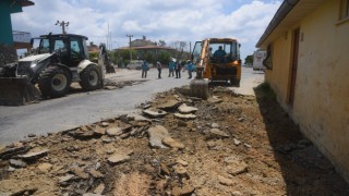 Beton yol tekniği caddelerde uygulanmaya başladı