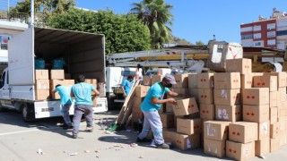 Alanya belediyesi Güdoğmuş’ta da yaraları sarıyor