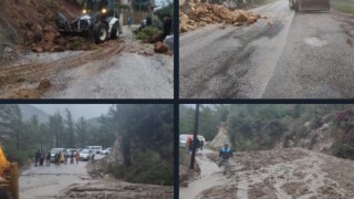 HEYELAN NEDENİYLE KAPANAN YOLLARA ANINDA MÜDAHALE EDİLDİ